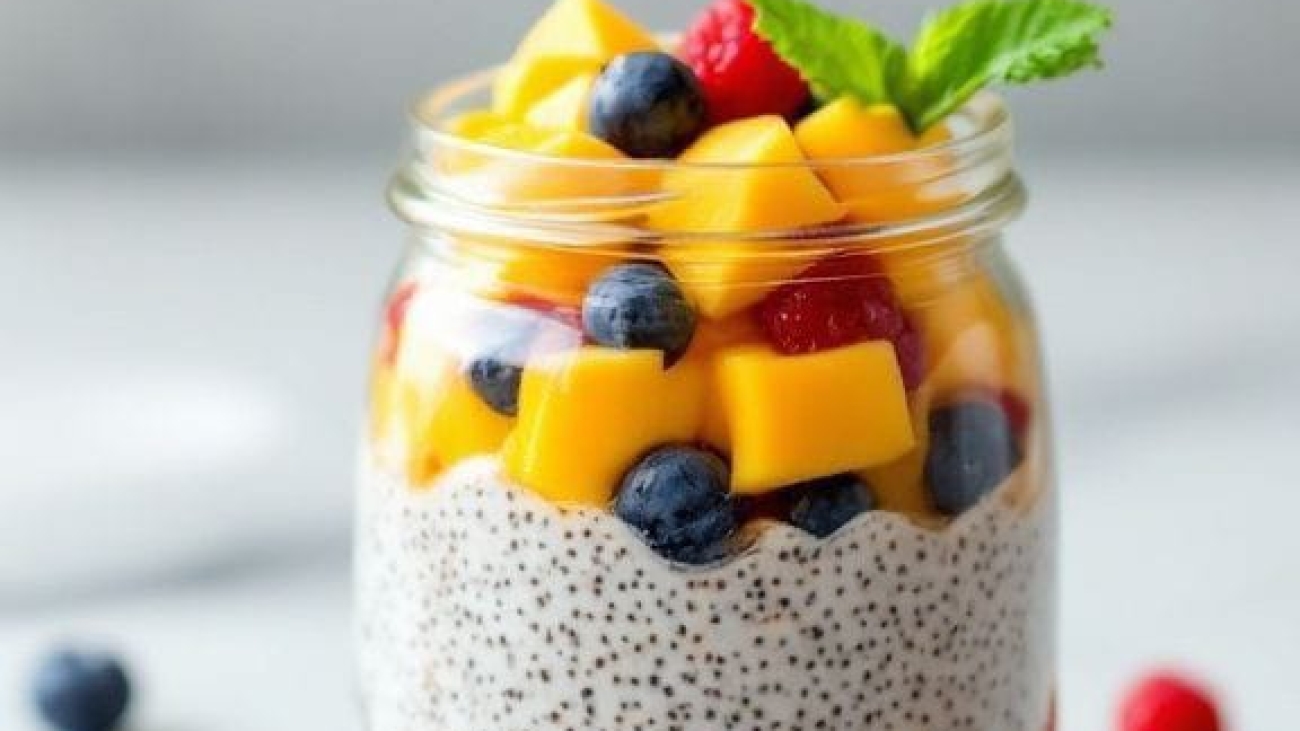 chia seeds pudding