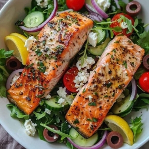 grilled salmon salad
