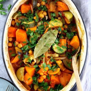 moroccan chickpea and quinoa tagine
